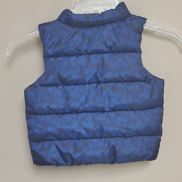 BABY GAP Blue/Black Puffer Vest - 3 Toddler - Picture 2 of 7